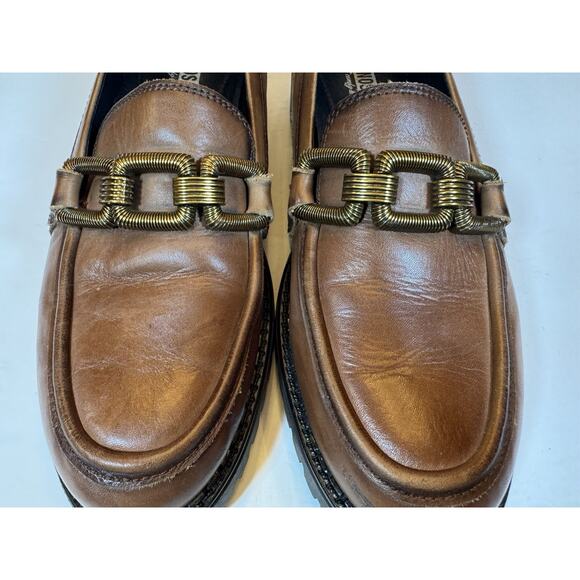 Size 40 Pikolinos Aviles Brown Loafers Chunky - Picture 2 of 12